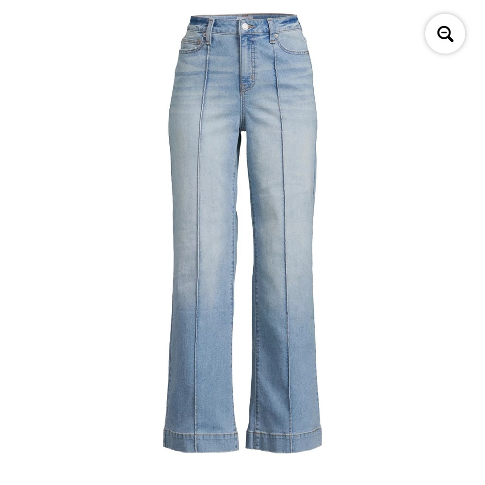 Time and Tru hard to find and AMAZING seamed wide leg jeans Sz10 EUC